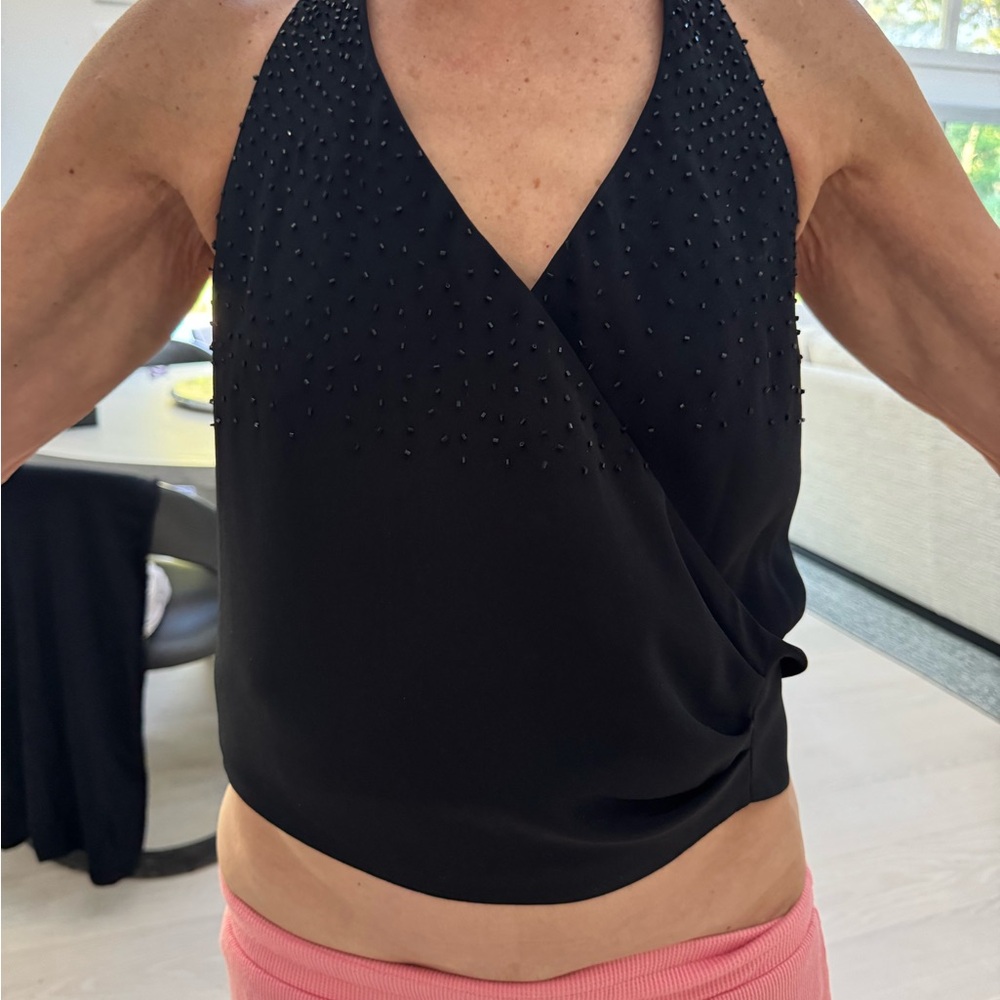 Elegant Black Sleeveless Top